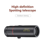 60X21 high magnification HD monocular telescope waterproof mini telescope portable military zoom 10X scope for travel hunting