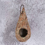 Natural Bird Hut For Outside Hand-Woven Roosting Nest