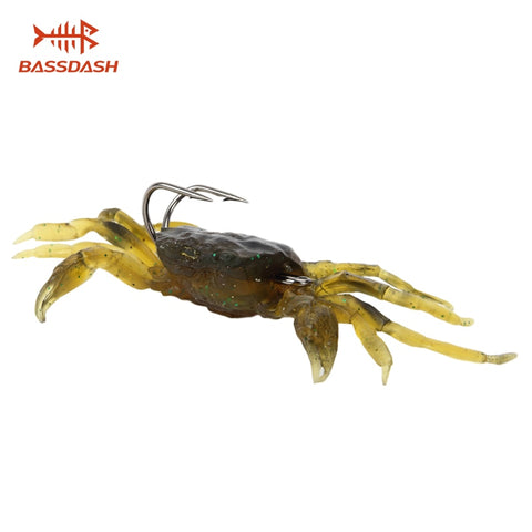 5pcs/lot Artificial Crab Lure; Soft Fish Bait with Sharp Hooks, 8cm 35g