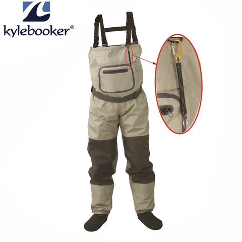 Fly Fishing Chest Waders Breathable Waterproof Stocking foot River Wader