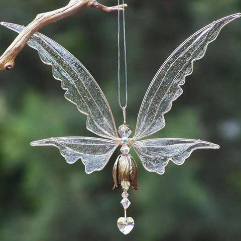 Fairy Butterfly Angel Suncatcher, Wind Chime for Garden