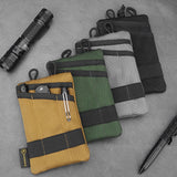 Multifunctional EDC Storage Bag Outdoor Portable Tool Bag Tactical Knife Pen Foldable Credit Card Clip Wallet Hanging Waist Bag