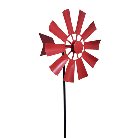 Wrought Iron Rotating Windmill Spinner